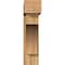Ekena Millwork Westlake Block Rough Sawn Bracket w/ Offset Brace, Western Red Cedar, 8"W x 32"D x 32"H BKT0806X32X32WTL05RWR - alternate 2